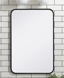 Photo 1 of  Rectangular Framed Bathroom Wall Mirror