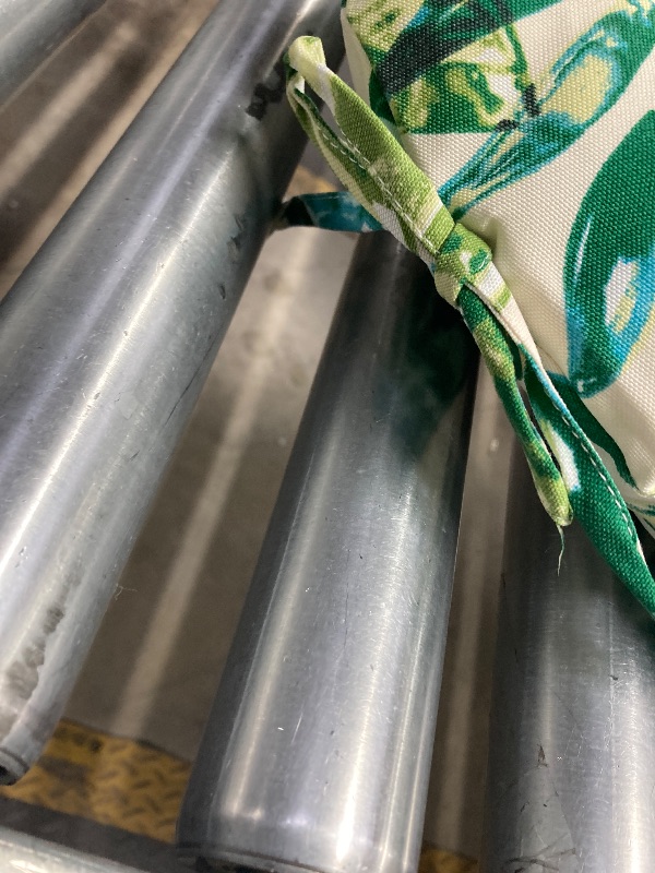 Photo 1 of 1 FUNHOME Outdoor Chair Cushions 19 x19 Inch,Water Resistant Tufted Seat Cushions 19",Reversible,Weather Resistant,Rounded Back Wicker Chair Cushion for Patio Garden Furniture(Palm Leaf)