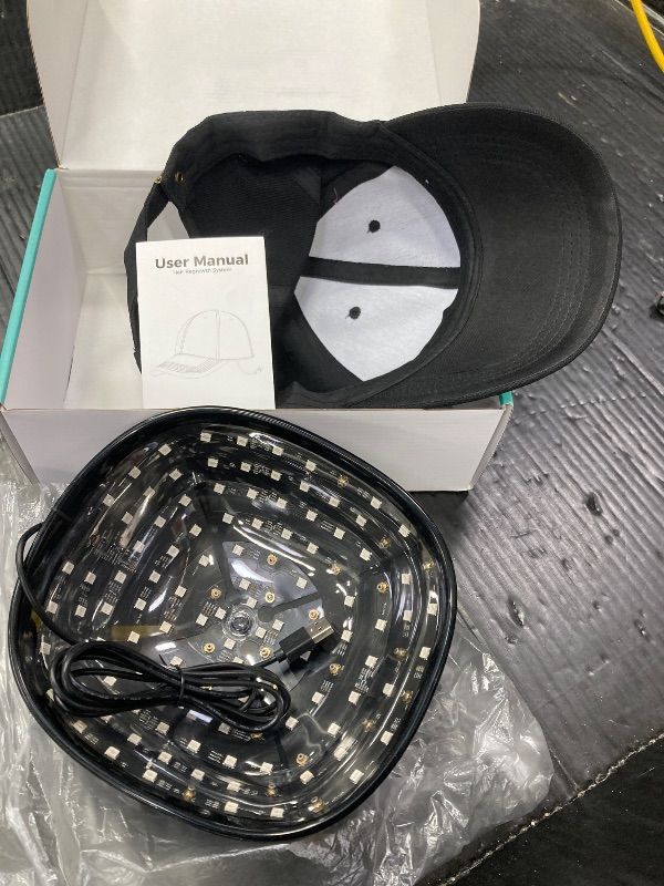 Photo 1 of ***ONLY LIGHTS UP WHEN PRESSURE IS APPLIED***Hair Growth Device, Advanced Laser Hair Growth Cap, Red Light Therapy for Hair Growth, Red Light Cap for Both Men and Women, 122 Lasers & LEDs***ONLY LIGHTS UP WHEN PRESSURE IS APPLIED***