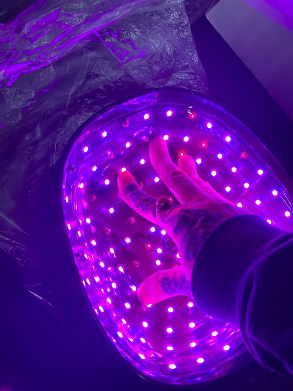 Photo 1 of ***ONLY LIGHTS UP WHEN PRESSURE IS APPLIED***Hair Growth Device, Advanced Laser Hair Growth Cap, Red Light Therapy for Hair Growth, Red Light Cap for Both Men and Women, 122 Lasers & LEDs***ONLY LIGHTS UP WHEN PRESSURE IS APPLIED***