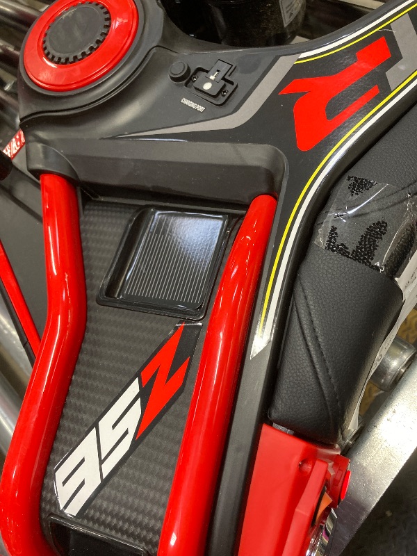 View 3 of **NO CHARGER***24V Dirt Bike,Neche 250W Electric Powered Motorcycle,Ride on Dirt Rocket with Shock Absorption Suspension for Kids Age 13+,Red