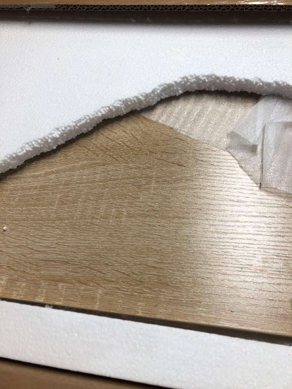 Photo 1 of ***PARTIAL SET - PRICE ADJUSTED*** DWVO L Shaped Desk with Drawers, 65" Computer Desk with Power Outlets & LED Lights, Corner Home Office Desk with Storage Shelves & Printer Stand, White & Oak