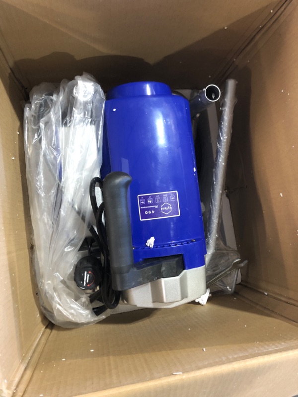 Photo 1 of **WHEEL IS DAMAGED**
Gyfent 490 Airless Paint Sprayer, 0.60GPM Paint Sprayer for Home Interior 3300psi 1300W High Efficiency Airless Sprayer with Low Overspray for House Painting Townhouse