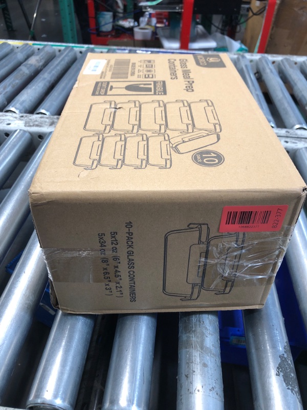 Photo 1 of [10-Pack] Glass Meal Prep Containers with Lids, MCIRCO Food Storage Containers with Snap Locking Lids, Airtight Lunch Containers, Microwave, Oven, Freezer and Dishwasher