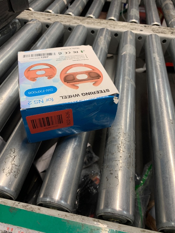 Photo 1 of [Fit For switch1/2] Steering Wheel Hand Grips for Switch 2(2025)/Swith 1/OLED, Racing Wheels Handle Accessories for Mario Kart Games, Ergonomic Handheld Grips for Joycons 2 Controller -2 Packs (Black)