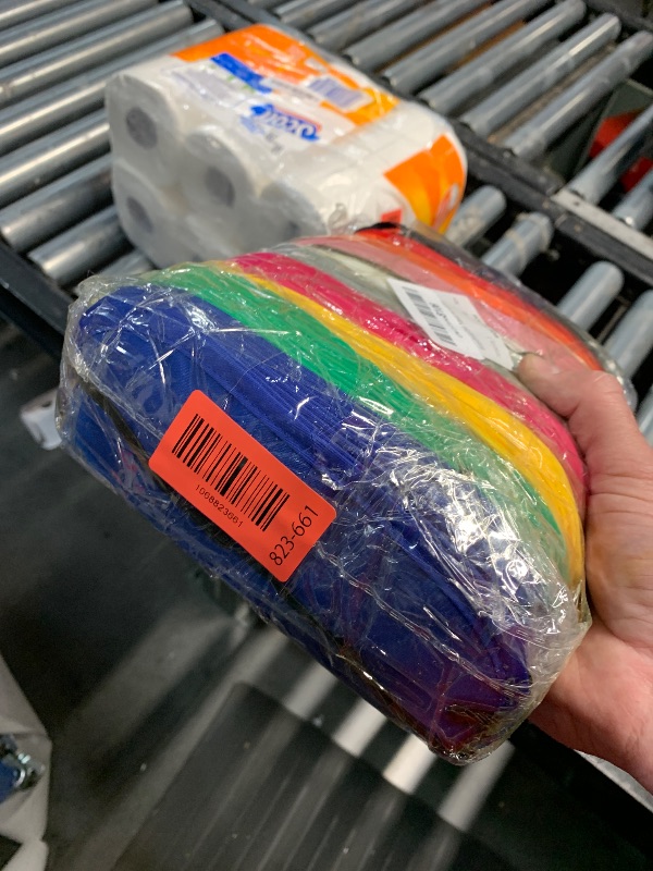 Photo 1 of 100 Pcs Multicolor Eye Mask Cover Blindfold Sleep Mask Sleep Masks Bulk for Team Games Travel Sleeping Party Supply with Adjustable Strap for Women Men Kids, 110 Colors, Individual Package