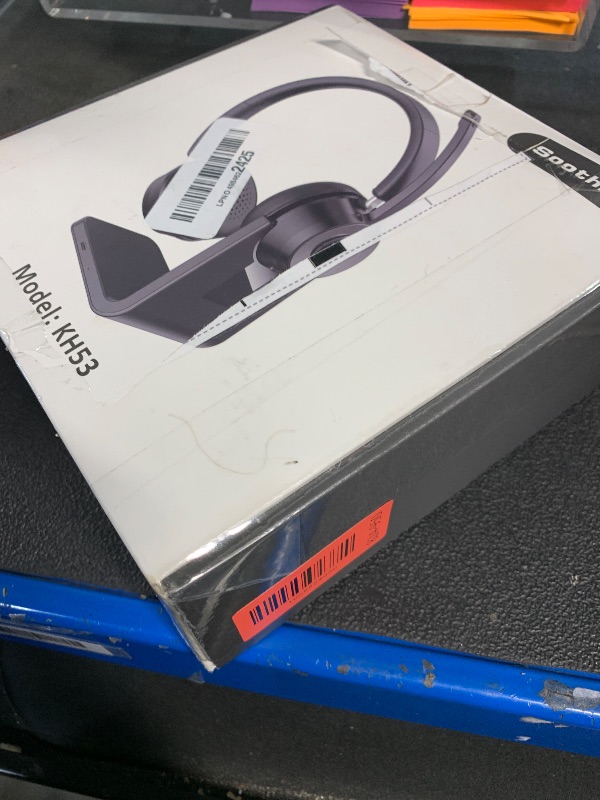 Photo 1 of (Upgraded Version) Wireless Headset, Bluetooth Headset with Noise Cancelling Microphone, Best Headphones with Mic Mute & USB Dongle for PC/Computer/Laptop/Cell Phones/Remote Work/Call Center