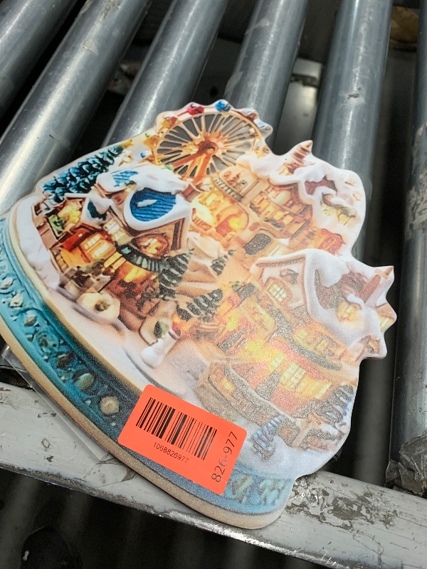 Photo 1 of *******STOCK PHOTO REFERENCE ONLY********Cookie Houses with Ferris Wheel Hanging Decor, 2D Acrylic Custom Name Ornament, Personalized Shaped Christmas Tree Ornament, Gifts for Her, Gingerbread Ferris Wheel Room Decoration