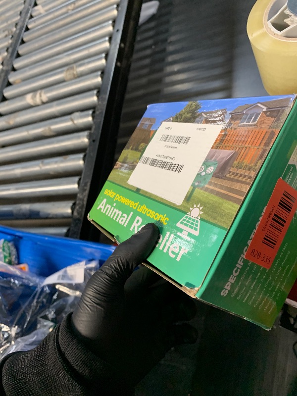 Photo 1 of [2025 Upgrade] Solar Animal Repellent Outdoor for Deer Squirrel Mole Rabbit Cat Skunk Bird Raccoon Dog, Waterproof Ultrasonic Pest Repeller with Motion Detector and LED for Yard Lawns Garden 1 Pack