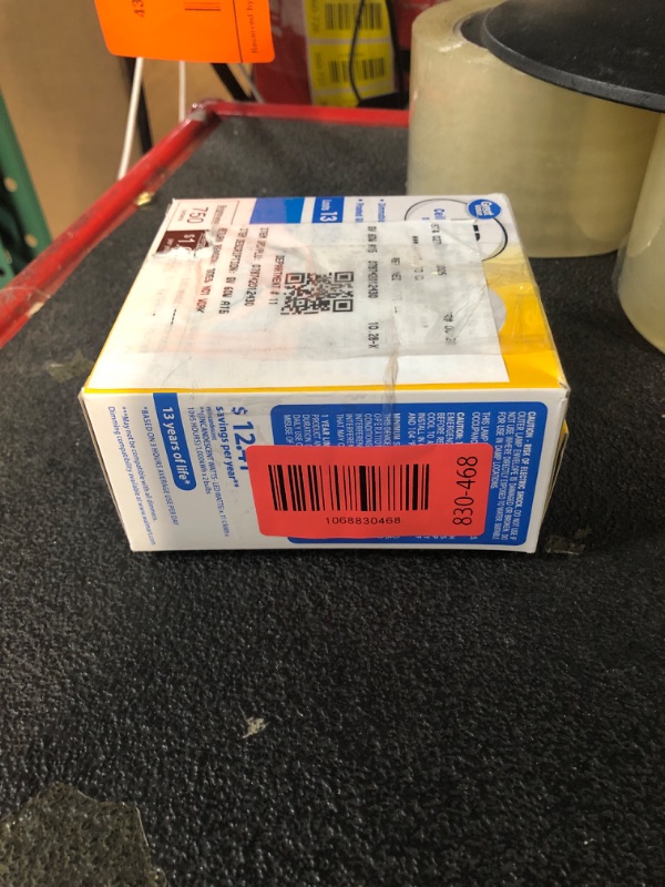 Photo 1 of (2 pack) Great Value A15 LED 8.5W (60W Equivalent) Soft White Ceiling Fan E26 Medium Base Light Bulbs, Dimmable, 2 Pack