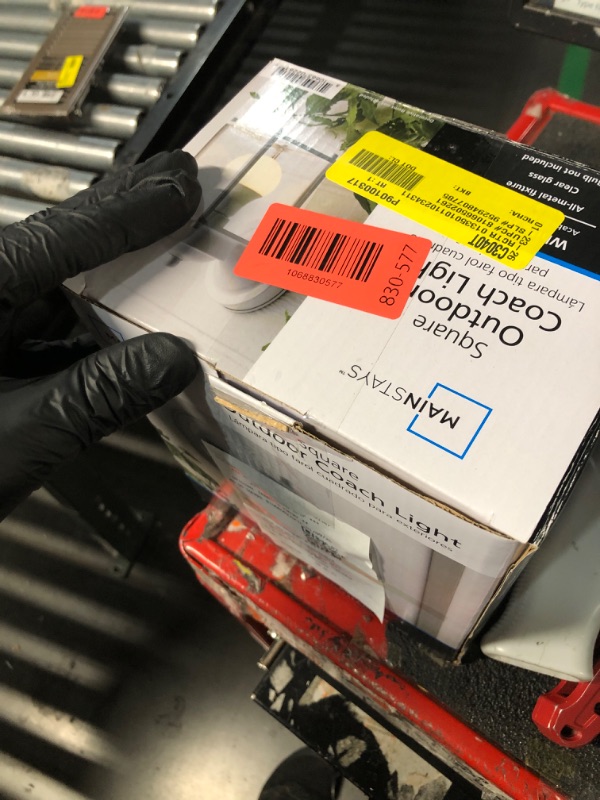 Photo 1 of -Path Outdoor Wall Lantern, Wall Sconce as Porch Lighting Fixture, E26 Base, Aluminum Housing Plus Glass, Water-Proof and Outdoor Rated, ETL Qualified, 1-Pack, White