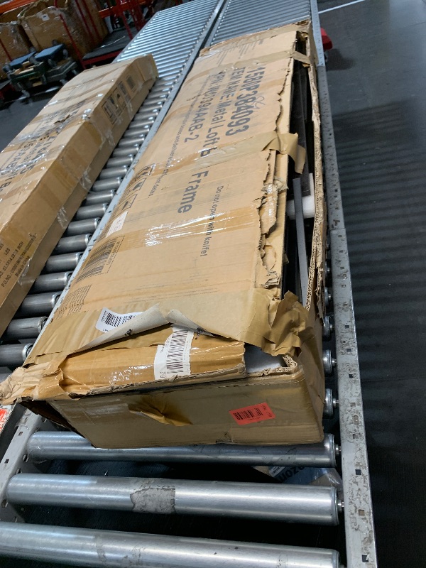 Photo 1 of ***Partial Set****
Bellemave Metal Queen Size Loft Bed with Stairs and Wardrobe,Heavy Duty Loft Bed Frame with LED Lights and Charging Station for for Kids, Teens, Adults,Black Woodgrain