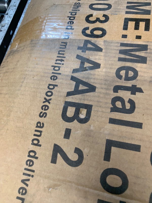 Photo 1 of ***Partial Set****
Bellemave Metal Queen Size Loft Bed with Stairs and Wardrobe,Heavy Duty Loft Bed Frame with LED Lights and Charging Station for for Kids, Teens, Adults,Black Woodgrain