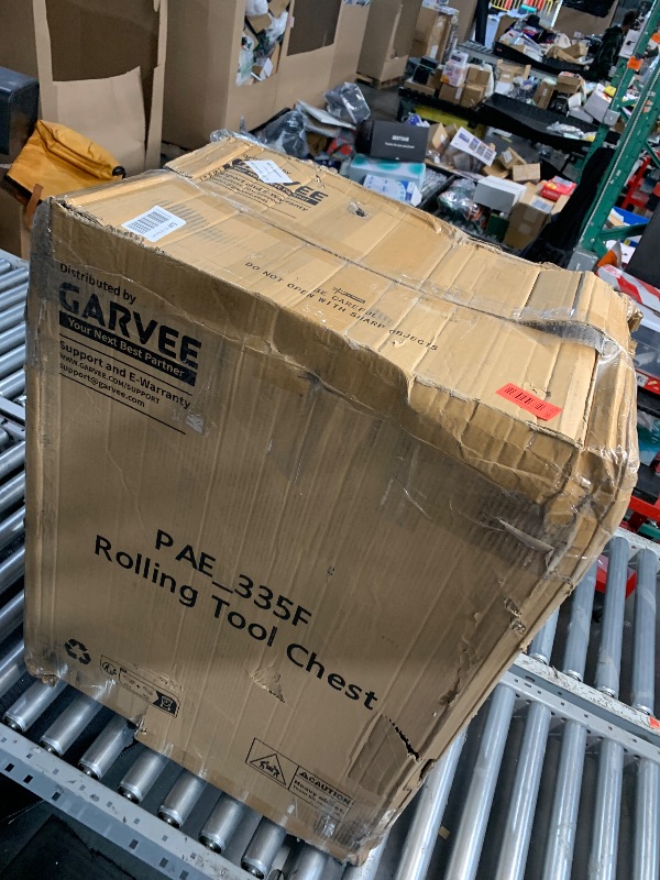 Photo 1 of ** FOR PARTS ONLY **
7-Drawer Tool Chest, Rolling Tool Cart, Large Capacity Tool Storage Cabinet with Keyed Locking and Drawer Liners, Link Buckle, and Can Be Combined to Large Cabinet Set, for Garage, Workshop, Warehouse