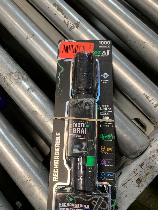 Photo 1 of ***MISSING PARTS***
LitezAll 1000 Lumen Rechargeable Tactical Flashlight