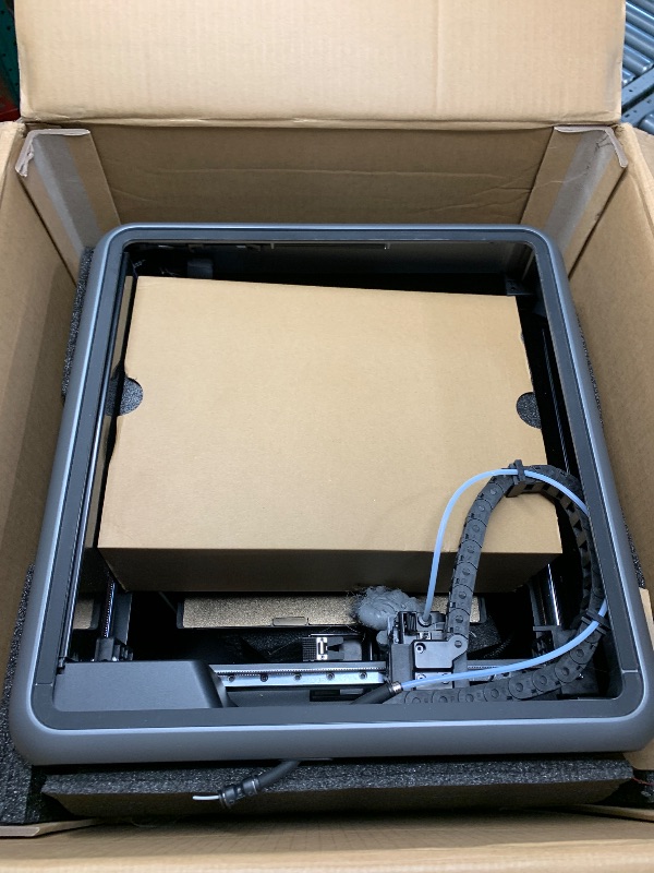 Photo 1 of ****JAMMED SEE PHOTO***
Creality K2 Combo 3D Printer, Multicolor Printing with CFS, Max 600mm/s Printing Speed,Smart Auto Leveling & Al Camera, Next-Gen Direct Drive Extruder, Build Volume (Creality K2)