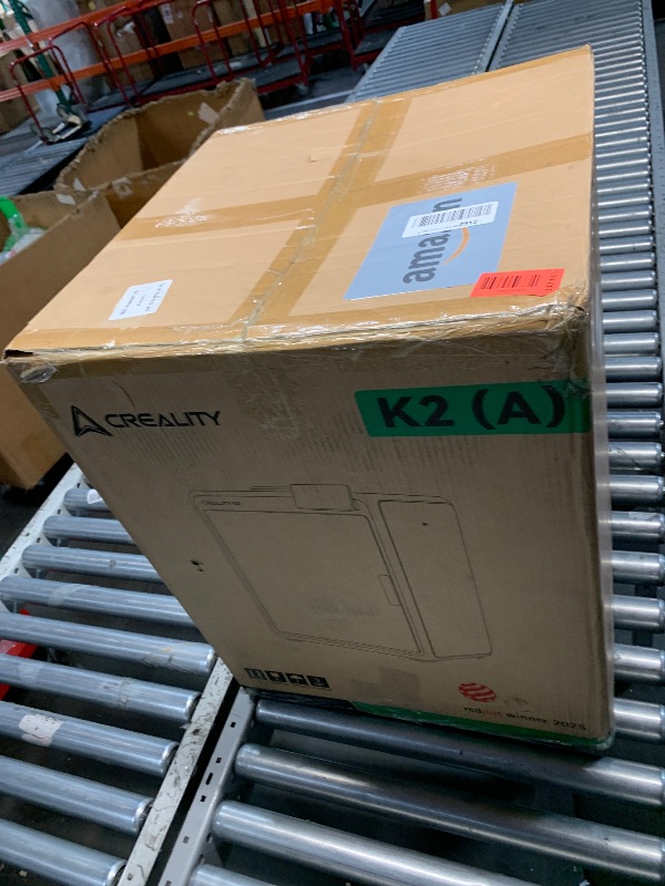 Photo 1 of ****JAMMED SEE PHOTO***
Creality K2 Combo 3D Printer, Multicolor Printing with CFS, Max 600mm/s Printing Speed,Smart Auto Leveling & Al Camera, Next-Gen Direct Drive Extruder, Build Volume (Creality K2)