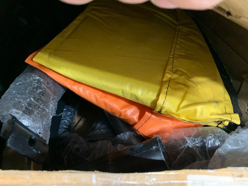 Photo 1 of ****Partial Set Box 1/2****
Yohood Trampoline Outdoor 12FT 14FT, Recreational Trampolines with Enclosure Net and Ladder, ASTM Approved for Kids and Adults, with Additional 8 Stabilizer Bars and Anti-Rust Coated Galvanized Frame