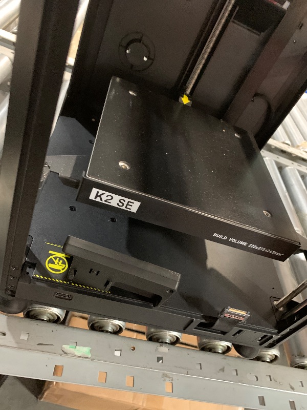 Photo 1 of ****Missing half****
Creality K2 SE Combo 3D Printer, Support Multicolor Printing with CFS, 500mm/s High-Speed Printing, Auto Leveling, Vibration Control, Compact Desktop Upgrate 3D Printer, Print Size 220x215x245mm