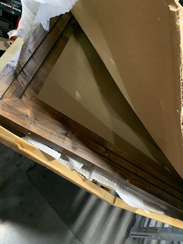 Photo 1 of ***Damaged Box***
ABSWHLM Full Length Mirror 76"x34" Solid Wood Frame Floor Large Mirror for Living Room, Bedroom Hanging or Leaning Wall-Mounted, Black