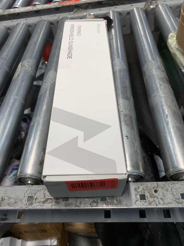 Photo 1 of [Upgraded] Nmoiss Windshield Sun Shade Umbrella - [Vinyl Coating Heat Shield] Protect Car from Sun Rays & Heat Damage Keep Cool and Protect Interior, Spring Structure Edge Medium 56" L x 31" W