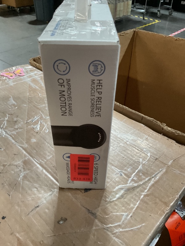 Photo 1 of ***** Non Functional********TRAKK Beast Deep Tissue Percussion Massage Gun, Rechargeable Handheld 6 Speed Cordless Massager, 4 Interchangeable Heads (Black)