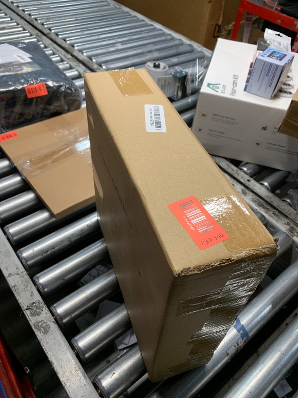 Photo 1 of ***PARTS ONLY, MISSING PARTS***XBurmo Small Round End Table - 3 Tier Design Accent Table, Narrow Side or Bedside Stand, Industrial Vintage Table for Small Spaces, Built-in USB Ports and Power Outlet, Rustic Walnut