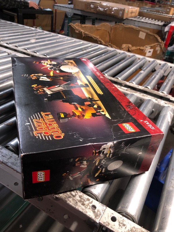 Photo 1 of ***FACTORY SEALED***LEGO Ideas Jazz Quartet, Building Set for Adults Featuring Buildable Stage with 4 Band Musician Figures, Includes Piano, Double Bass, Trumpet, and Drum Kit Instruments, Great for Home Display, 21334