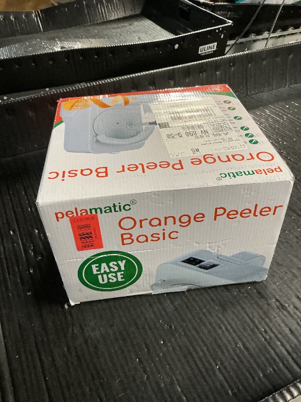 Photo 1 of ***MISSING PARTS***
Pelamatic Electric Fruit Peeler | Automatic Orange, Apple, Potato Peeler | Durable Stainless Steel | Versatile & Easy-to-Use | Black | 9.5x7x10.5 inches | Plastic & Stainless Steel | Kitchen Appliance