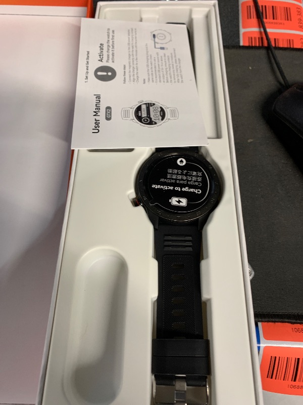 Photo 1 of (MISSING CHARGER) Military Smart Watches for Men Built-in GPS(Answer/Make Calls), 1.43" AMOLED Screen with Compass, Altitude, Barometer, 3ATM Waterproof, Fitness Watch with Health Monitor for Android iOS