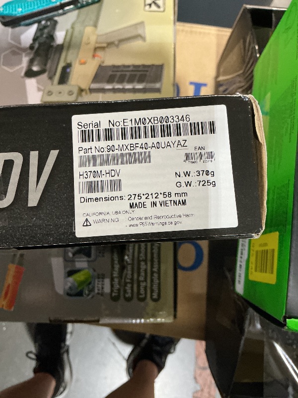 Photo 1 of (SEE NOTES) ***PARTS ONLY***  ASRock H370M-HDV LGA1151/ Intel H370/ DDR4/ SATA3&USB3.2/ Micro ATX Motherboard