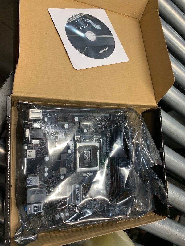 Photo 1 of (SEE NOTES) ***PARTS ONLY***  ASRock H370M-HDV LGA1151/ Intel H370/ DDR4/ SATA3&USB3.2/ Micro ATX Motherboard