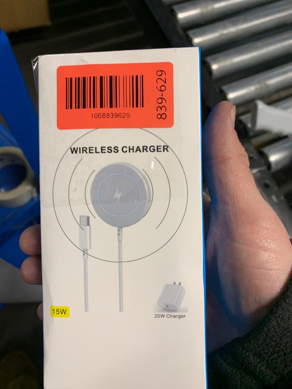 Photo 1 of [Apple MFi Certified]Magnetic Wireless iPhone Charger Magsafe Charger,6FT 15W Fast Phone Charging Pad Wireless Magnetic Charge for iPhone 17/17Air/16 Pro Max/16 Plus/15 Pro Max/14/13/12/AirPods3/2/Pro