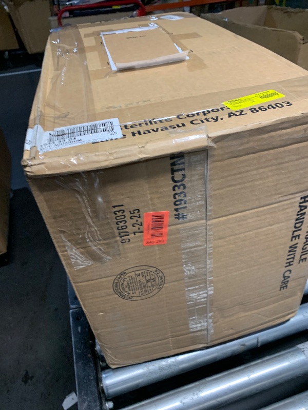 Photo 1 of ***1 is damaged****30L Clear Watertight Storage Box 4 pack 