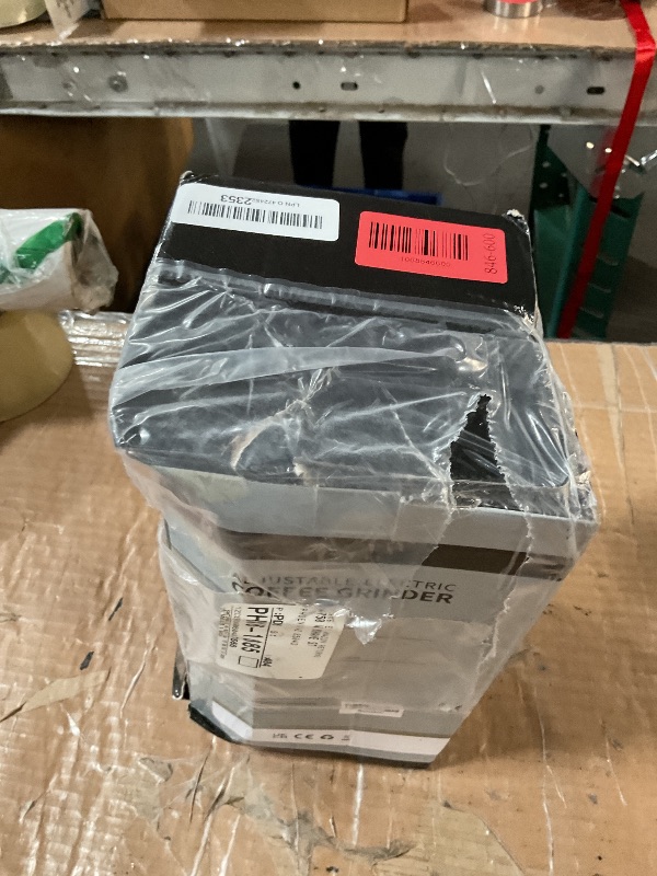 Photo 1 of ***MISSING PARTS***
SHARDOR Adjustable Coffee Grinder Electric, Super Silent Electric Coffee Bean Grinder with Time-Memory Adjustment and Multi-Functional Stainless Steel Cup for Spices, Herbs, and Nuts Grinding, Gray