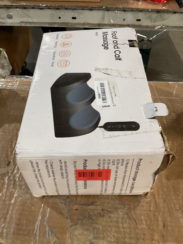 Photo 1 of ***ITEM IS NOT FUNCTIONAL/SELL FOR PARTS**

***
LINGTENG Rechargeable Foot Massager with Heat, Cordless Shiatsu Foot Massager for Cord Remote Control, Heated Massage with Roller, Portable for Home/Office Use, Dad Gifts, Mom Gifts