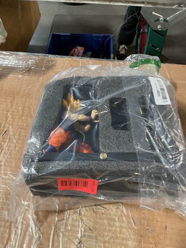 Photo 1 of ******Lights do not work**** CBKSUHBADE Super Saiyan Night Light, LED Wave Effect, Magnetic Display Stand Blue