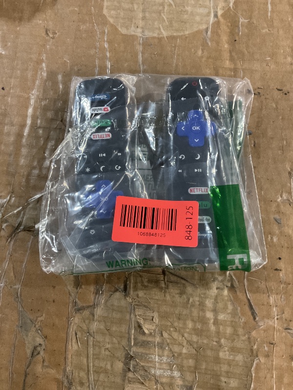Photo 1 of (Pack of 2) Replacement Remote Control Only for Roku TV, Compatible for TCL Roku/Hisense Roku/Onn Roku/Sharp Roku/Element Roku/Westinghouse Roku/Philips Roku Smart TVs (Not for Roku Stick and Box)