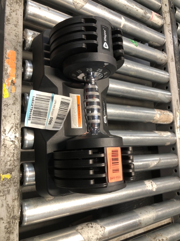 Photo 1 of ** minor damage/possibly fix able**
LifePro Adjustable Dumbbell Set – 5-25 lb Dumbbells Set of 2, Quick Change Rotating Hand Weights for Women//Men at Home Gym Weight System - 5-25 Pound, Ideal for Home Strength Training (only one weight)