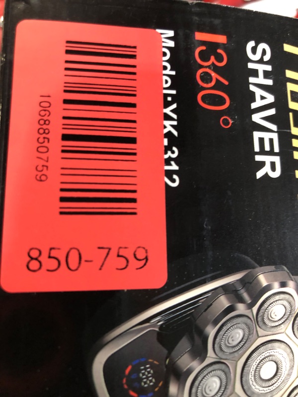 Photo 1 of ***MISSING PARTS***
Electric Razor for Men,Head Shavers for Bald Men,Electric Shavers for Men with Wet & Dry Bald Head Shaver 9D Floating, 5-in-1 Body Shavers Comes with Magnetic Detachable Blades