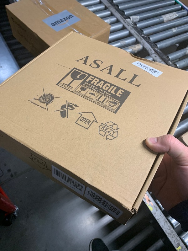 Photo 1 of ***MISSING PARTS***
ASALL Black Waterproof LED Flush Mount Ceiling Light Fixture,with Bluetooth Speaker,11 Inch,18 watt,Dimmable Music Lamp,RGB Color Changing Light with Remote Control,for Bathroom,Shower,Bedroom