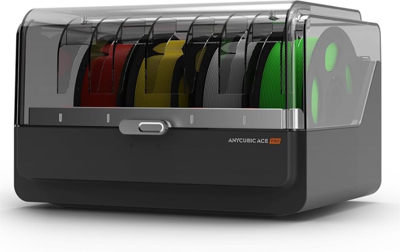 Photo 1 of ***MISSING POWER CORD*** Anycubic ACE Pro for Anycubic Kobra S1 3D Printer, Nozzle Clog Detection, Automatic Filament Backup, Filament Humidity Preset, Drying While 3D Printing, Dual PTC Heating and 360? Hot Air System