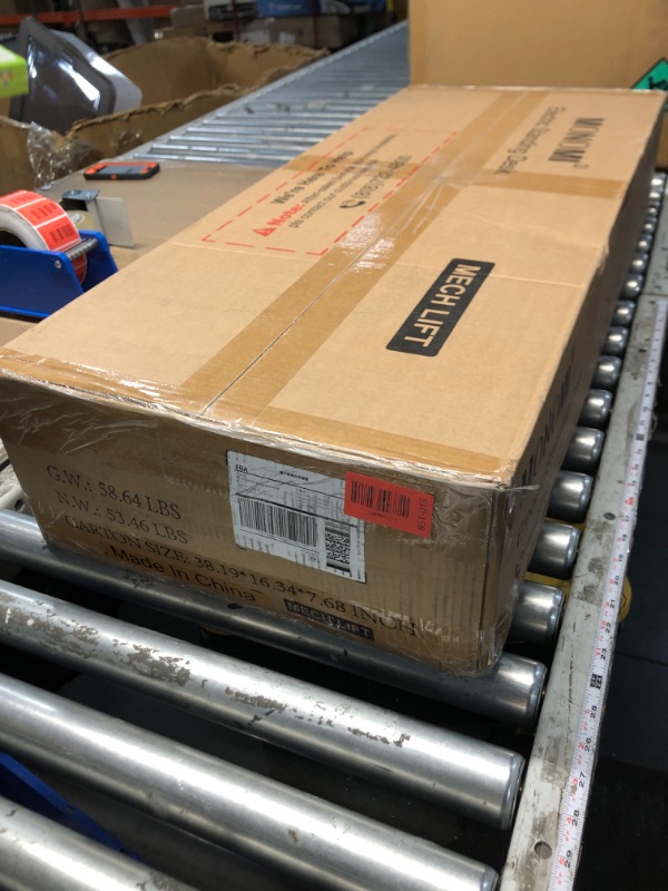 Photo 1 of ***FACTORY SEALED*** Monomi Electric Standing Desk, 63 x 28 inches Height Adjustable Ergonomic Home Office Sit Stand Up Desk with Memory Preset Controller (White Top/White Frame)