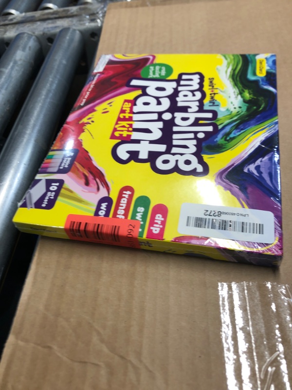 Photo 1 of ***FACTORY SEALED*** Dan&Darci Marbling Paint Art Kit for Kids - Arts & Crafts Gifts for Girls & Boys Ages 6-12 Years Old - Craft Kits Set - Gift Ideas Activities Toys Age 6 7 8 9 10 Year Olds - Marble Painting Sets