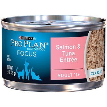 Photo 1 of ***EXPIRES IN AUGUST OF 2027***
Purina Pro Plan Pate High Protein SENIOR 11+ Salmon & Tuna Entree Wet Cat Food, 3 Oz