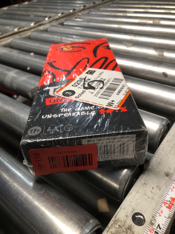 Photo 1 of ***FACTORY SEALED***Hasbro Gaming Taboo Uncensored Board Game for Adults Only | Ages 17+ | 4+ Players | 20 Mins. Avg. | Hilarious NSFW Party Games for Adults