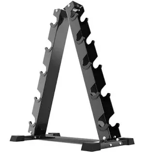 Photo 1 of ***FACTORY SEALED*** 150 LB Dumbbell Set with A-Frame Rack - Complete Home Gym Free Weights, 5-25 LB Pairs (A Pair of 5 10 15 20 25 LB Includes All Of The Dumbbells And The Weight rack)