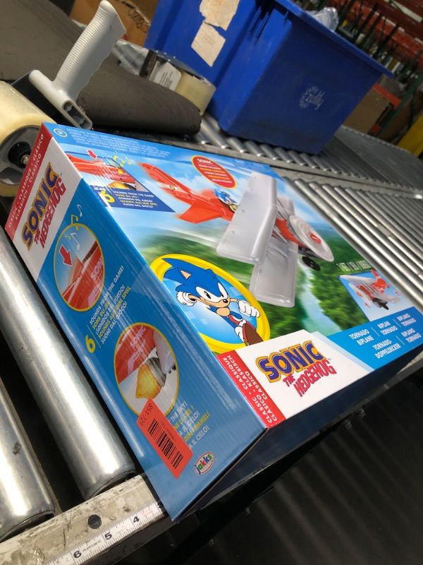 Photo 1 of ***FACTORY SEALED***Sonic The Hedgehog Tornado Biplane Playset with 2.5" Sonic Action Figure, Spinning Propeller, Lights and Sounds!