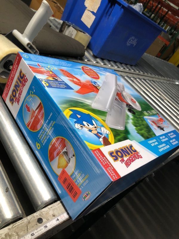 Photo 1 of ***FACTORY SEALED***Sonic The Hedgehog Tornado Biplane Playset with 2.5" Sonic Action Figure, Spinning Propeller, Lights and Sounds!