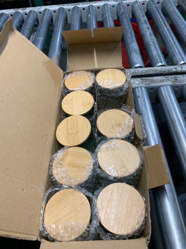 Photo 1 of ***MISSING ONE***
DARJEN 10 Pack Green Candle Jars for Making Candles- 7.5 OZ Empty Glass Candle Making Jars with Bamboo Lids and Labels, Candle Containers Candle Making Jars for DIY Gifts